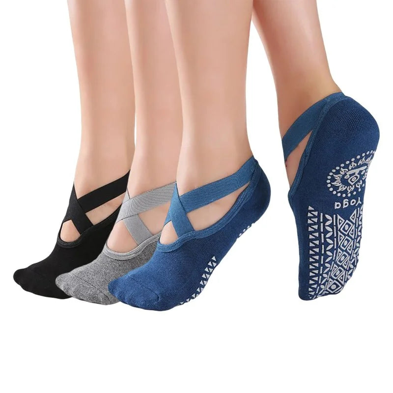 Anti-Slip Ballet Bandage Yoga Socks