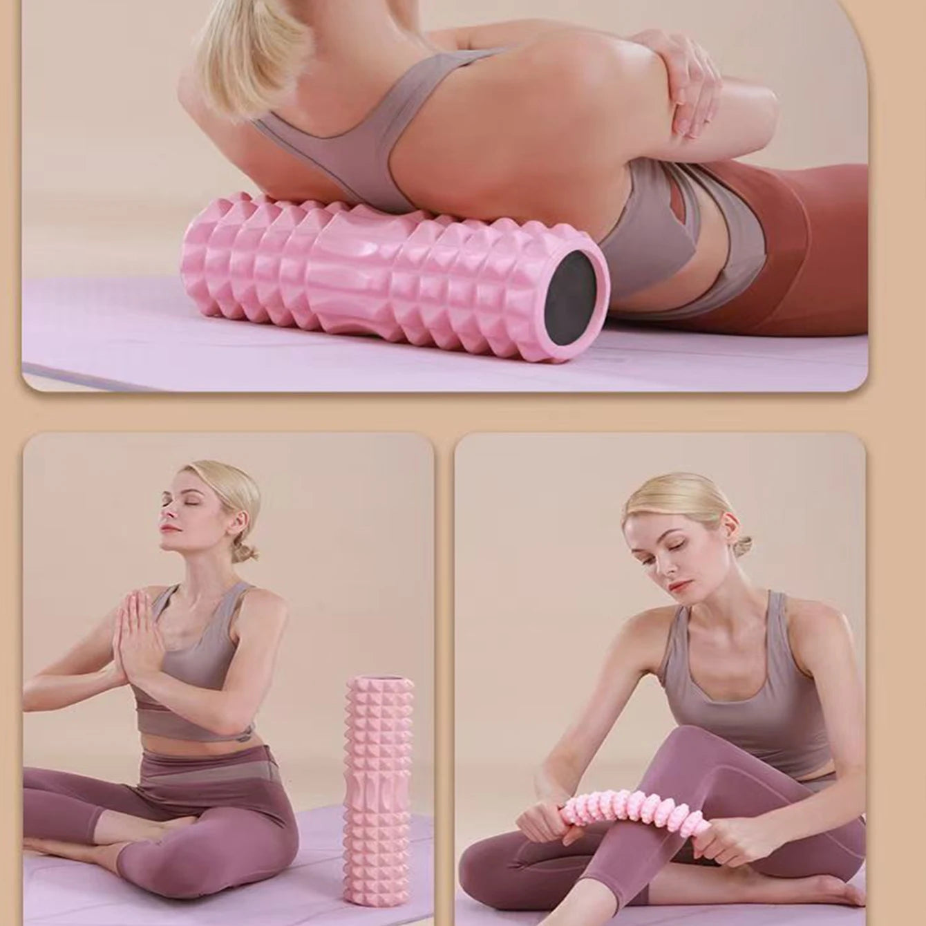 🌸 Bloom Crescent Yoga Column (30 - 45cm) 🌸