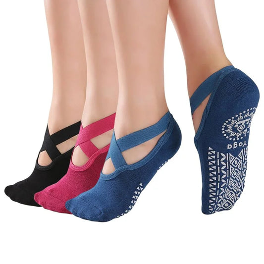 Anti-Slip Ballet Bandage Yoga Socks
