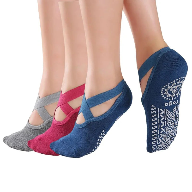 Anti-Slip Ballet Bandage Yoga Socks