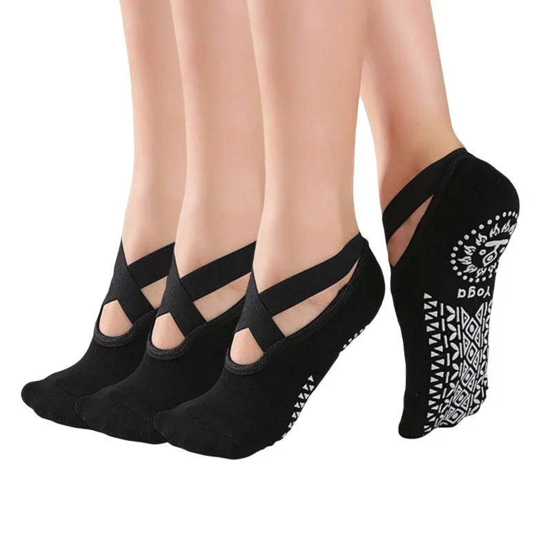 Anti-Slip Ballet Bandage Yoga Socks