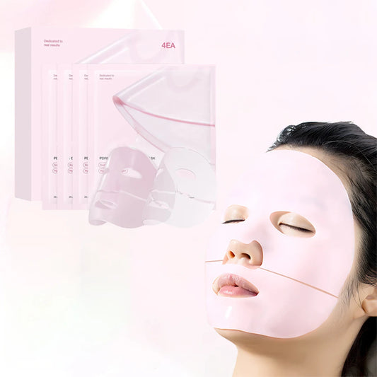 Pink PDRN Collagen Glow Gel Mask (4-Pack)