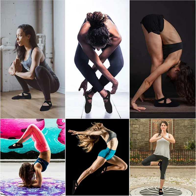 Anti-Slip Ballet Bandage Yoga Socks