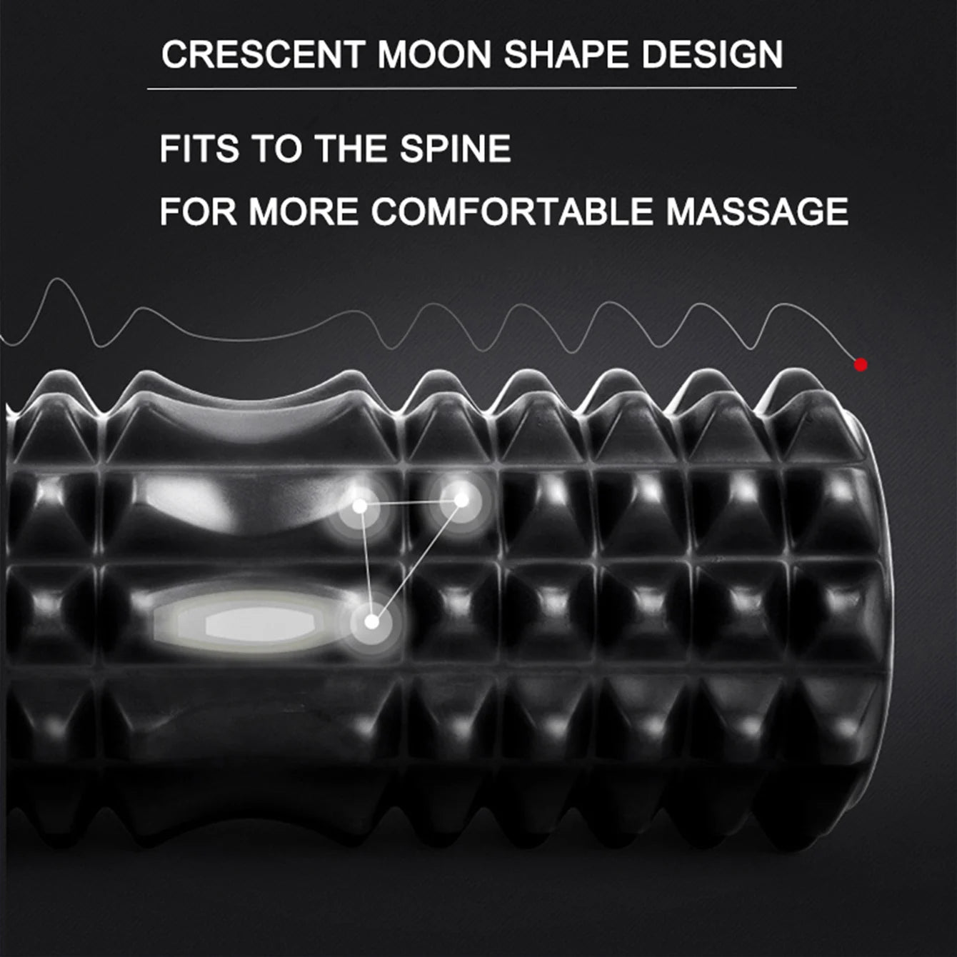 🌸 Bloom Crescent Yoga Column (30 - 45cm) 🌸