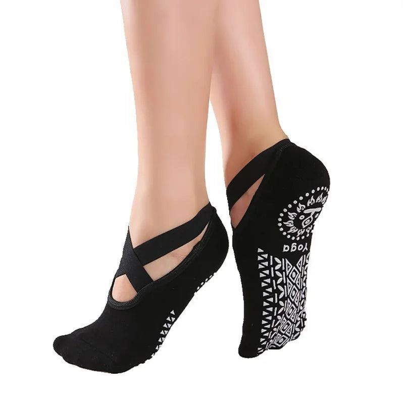 Anti-Slip Ballet Bandage Yoga Socks